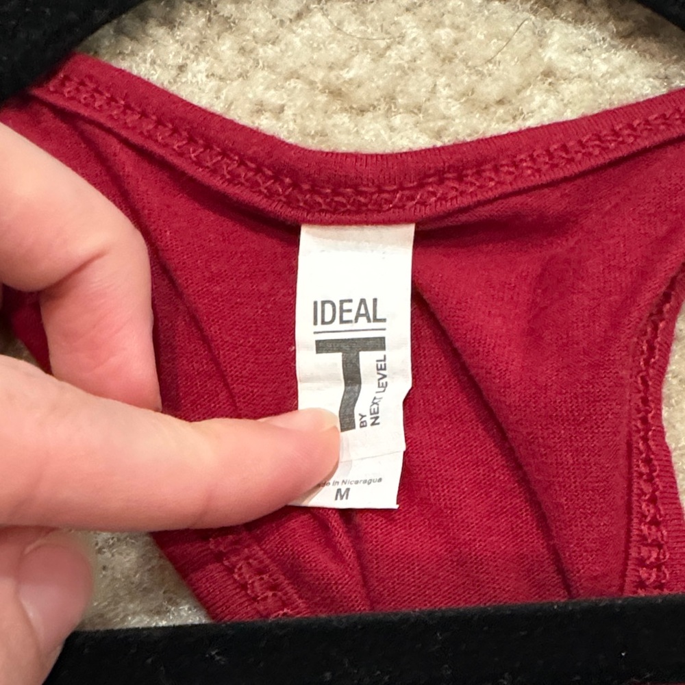 Deep Red/Maroon Racerback Tank - Picture 4 of 4